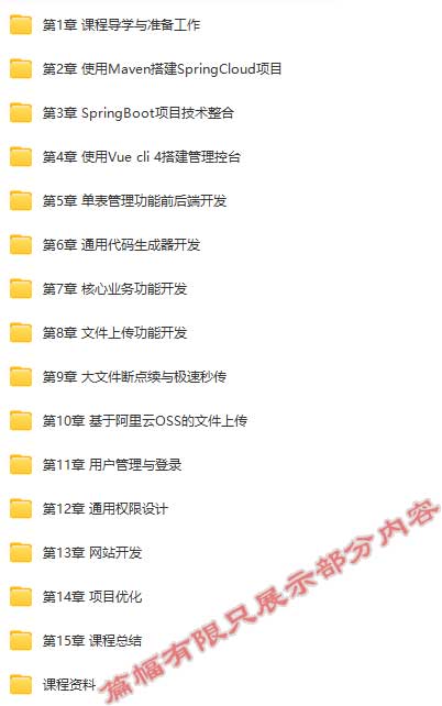 SpringCloud+Vue前后端分离开发企业级在线课程系统.jpg
